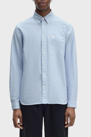 Fred Perry Erkek Gömlek M5516 146 Açık Mavi Açik Mavi