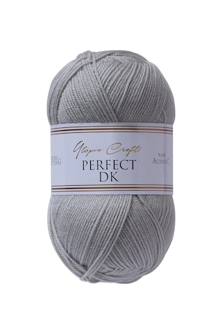 Utopia Crafts Perfect Dk %100 Akrilik Yumuşak Örgü İpi 100g 300m - Orta Gri