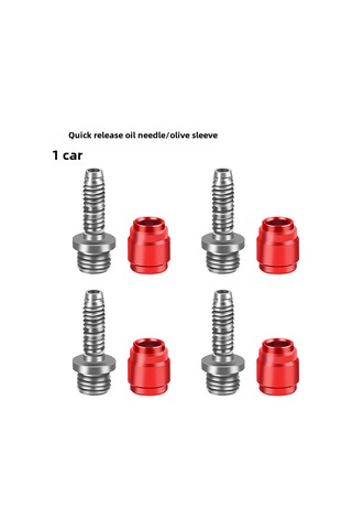Teltree Bisiklet Yağ Borusu İğnesi Bh59 Bh90 Zeytin Ucu Bağlantısı - Shimano, Magura, Avıd, Hope Uyumlu Hızlı Çıkartma Tipi Bakım Aracı 1 Bisiklet İçin Tam Set Çok Renkli