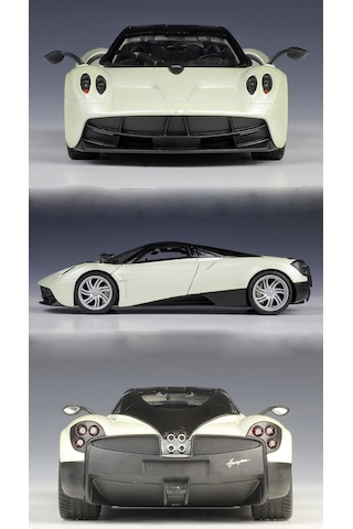 Pagani Huayra 1:24 Model Araç Beyaz Renk Koleksiyon