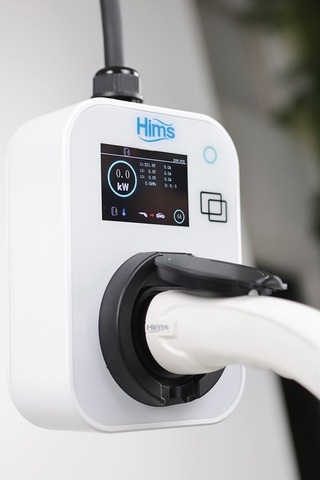 Hims Hcts-22-b 22kw Kilitli Soketli Beyaz Taşınabilir Araç Şarj Cihazı