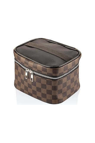 Captain Seyahat Makyaj Çok Fonksiyonlu Kozmetik Çantası Suni Deri 200