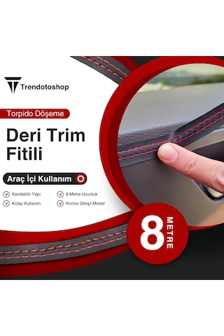 8 Metre Deri Trim Fitili