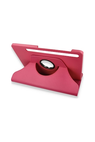 Gld-spt- Newface Samsung Uyumlu Galaxy X800 Tab S8 Plus 12.4 Kılıf 360 Tablet Deri Kılıf - Pembe
