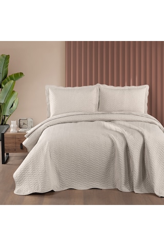 Schafer Elegance Yatak Örtüsü Seti 3 Parça-bej