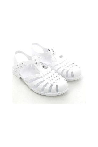 Meduse Sunmif Mat Blanc - Beyaz Kadın Sandalet-7988 Beyaz