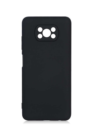 Noktaks - Xiaomi Uyumlu Xiaomi Poco X3 / Poco X3 Nfc / Poco X3 Pro - Kılıf İçi Kadife Koruyucu Mara Lansman Kapak - Siyah