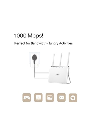 Kesintisiz Bağlantı Sağlayan 1000 Mbps Powerline Adaptör