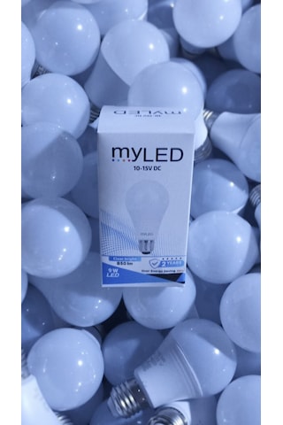 Myled 12v 9w E27 Beyaz Led Ampul 10 Adet