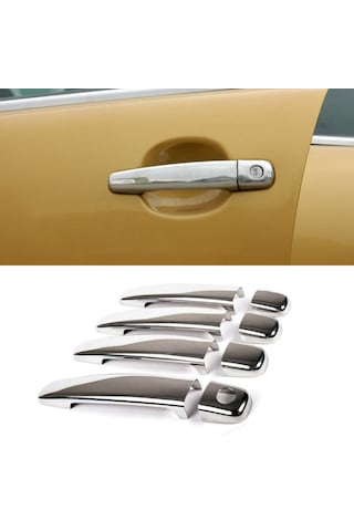 Citroen C3 Avantajlı Krom Set 2002-2009 Arası -4ürün- Paslanmaz Ç