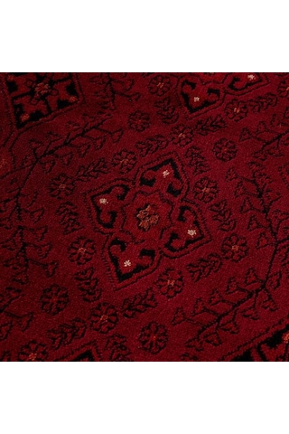 Afgan Türkmen Otantik Desenli Dokuma Salon Halısı