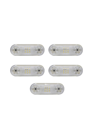 Ahmet Otomotiv 5 Adet 21 Led Beyaz Lamba 12v-24v Tır Kamyon Dorse Otobüs Minibüs Offroad