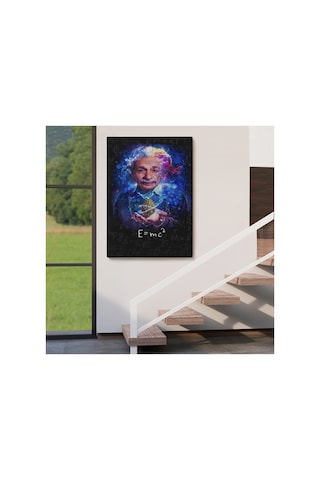 Albert Einstein E Mc Kanvas Tablo, Matematik Öğretmeninin Hediyesi