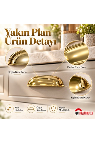 Haskan Tas Kulp Altın 96 Mm