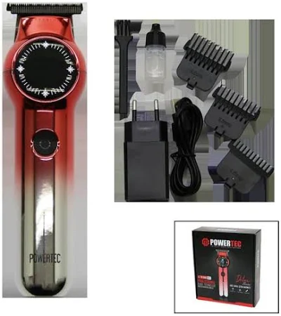 Powertec Tr-958 Dijital Gösterge - Turbo Saç Sakal Ense Çizim Traş Makinesi 120 Dak