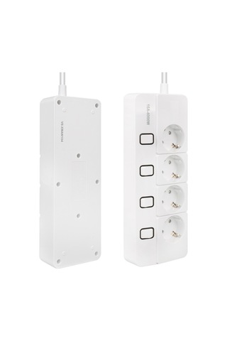 Yamatik X-Man Akım Korumalı Grup Priz 4’lü Ayrı Anahtarlı 1.5 Mt Kablolu 4000w 16ah Çocuk Koruma