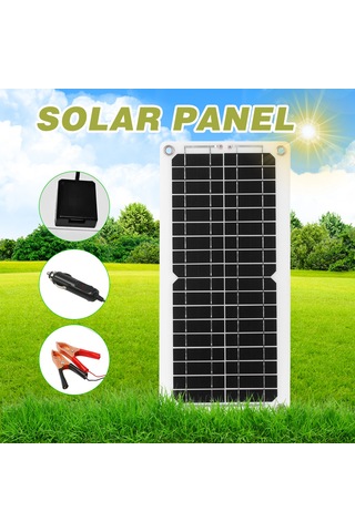 Moveevo 12w Taşınabilir Güneş Enerjili Şarj Paneli - Usb Çıkışlı, Ip65 Suya Dayanıklı, Monokristal Panel