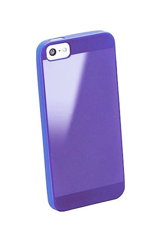Apple Uyumlu iPhone Cellular Line Se 5s 5 İle Gummy Slim Silikon Kılıf Lila Gummyslım5v