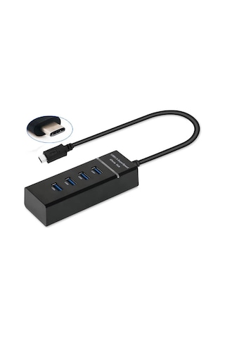 Usb Type C To 4 Port Usb 3.0 Çevirici Hub Çoklayıcı Type C