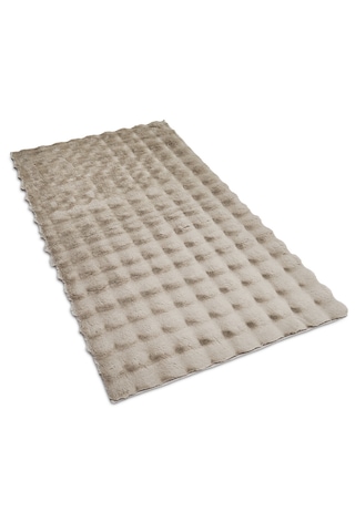Yünteks Bubble Kabartmalı Peluş Post Halı 120x180 Vizon