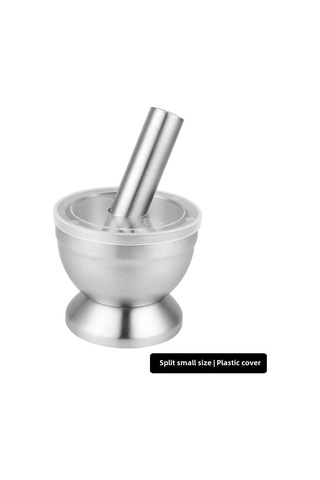 Wezone 304 Paslanmaz Çelik Evcil Mini Değirmen: Sarımsak, Baharat, Biber Gibi Malzemeleri Hızlı Öğütür - Plastik Kapaklı Ayırmalı Küçük Boy Diğer