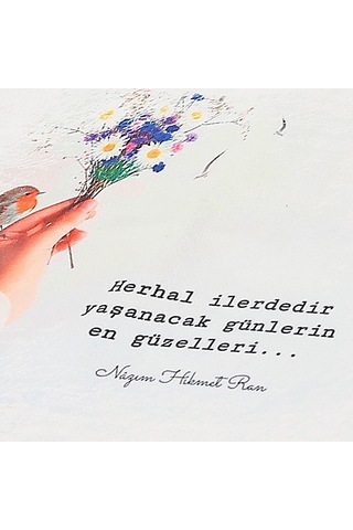 Yaratıcı Tasarım Bez Omuz Çantası Güzel Günler
