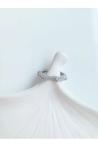 Vip Silver Kemik Yüzük Sevgiliye Hediye Gümüş