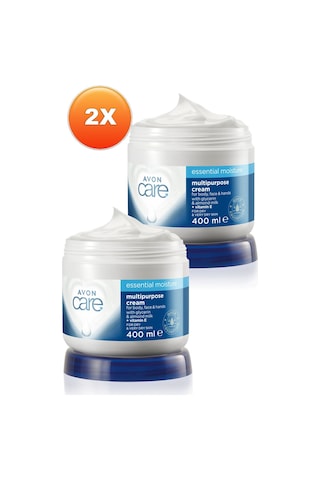 Avon Care Gliserin ve Badem Sütü İçeren Nemlendirici El Yüz ve Vücut Kremi 2 x 400 ML