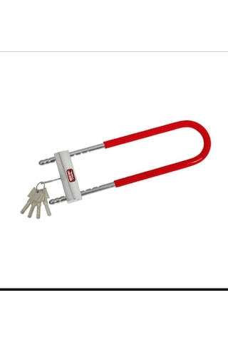 Kilit Direksiyon Motosiklet Bisiklet Kilidi Motorsiklet Halat Zincir Çelik Güvenlik 36 Cm 1 Set