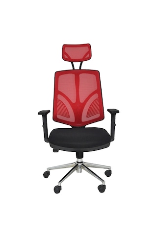 Kaya Ofis Jasper Yönetici Koltuğu Ofis Sandalyesi Kırmızı