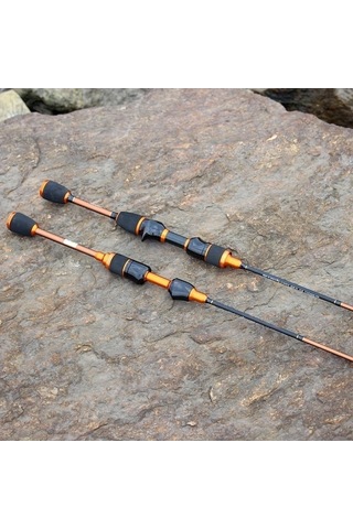 Lemestar Ul Karbon Mikro Yem Lovalı Kamış - 1.8m Düz Sap, Ultra Yumuşak Somunlu Turuncu Balık Kamışı