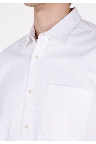Colin's Colins Regular Fit Shirt Neck Düz Erkek Beyaz Uzun Kol Gömlek Cl1073762 Cl1073762 Q1.v1 Wht Beyaz