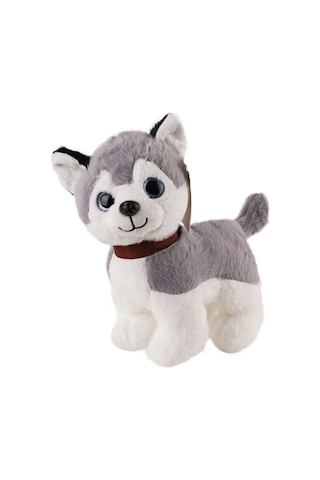 Sesli Peluş Köpek - 2309033 - Gri Gri