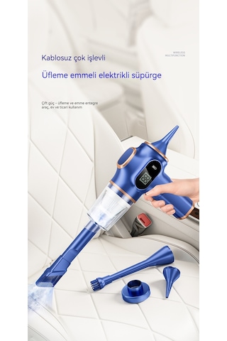 Mini Akülü Elektrikli Süpürge Tek Çekirdekli Siyah 003