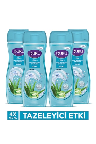 Duru Moods Deniz Mineralleri & Aloe Vera Duş Jeli 4 x 450 ML