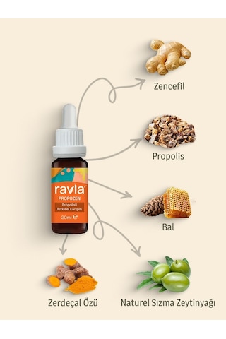 Ravla Propozen Propolisli Bitkisel Karışım 20 ML