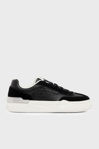 Armani Exchange Süet Detaylı Sneaker Ayakkabı Erkek Ayakkabı Xm002688 Af21419 Uc001 Siyah