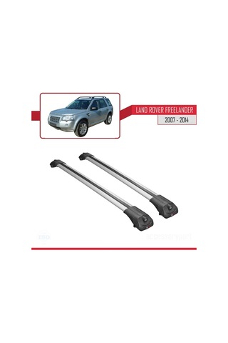 Land Rover Freelander 2007-2014 Arası İle Uyumlu Ace-1 Ara Atkı Tavan Barı Gri