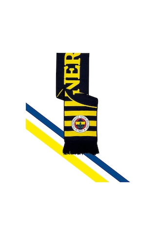 Fenerium Unısex Sarı Lacivert Dokuma Atkı Uv Kutu Hediyeli