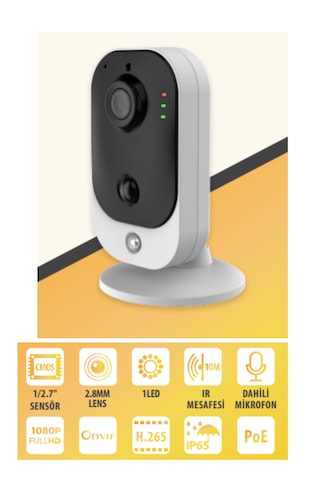 Bester Güvenlik 2mp Ip Küp Kamera