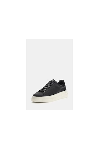 Guess Erkek Elba Logolu Bağcıklı Sneaker Siyah