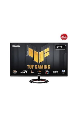 Asus 27" Ips Tuf Gamıng Vg279q3r 1ms 180hz Hdmı-dp Gamıng Monitör 1920x1080