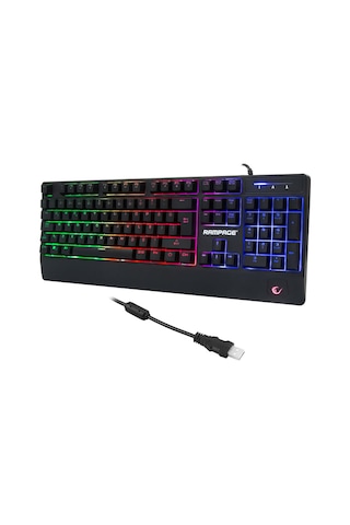 Rampage KB-R34 Winner Usb Kablolu Semi Rainbow Işıklı Mekanik Gaming Q Klavye