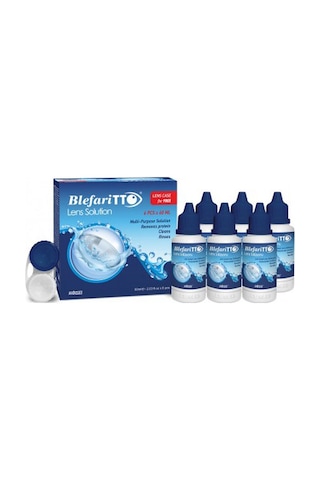 Blefaritto Lens Solüsyonu 6 x 60 ML + Lens Kabı