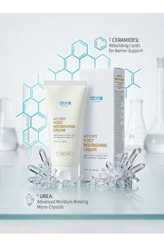 Atomy Foot Nourishing Cream - Üre Ve Seramid Destekli Topuk Çatlağı Ve Sertleşmiş Deri Karşıtı Ayak