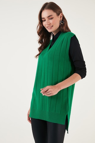 Lela V Yaka Arkası Uzun Triko Bayan Süveter 4616088Y Benetton