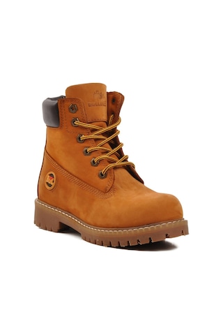 Bulldozer 240602 Tarçın Nubuk Hakiki Deri Bağcıklı Unisex Bot 001