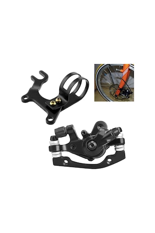 Qingmipy Bisiklet V Freni Disk Freine Dönüştürücü Seti - Çelik Braket + Aluminyum Kaliper - 160mm Disk Uyumlu - Ön/arka Teker Seçenekli Çok Renkli
