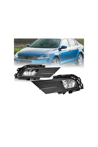 Autogp Vw Jetta Sis Lambası Farı Sağ Sol Takım Çerçeveli 2015+