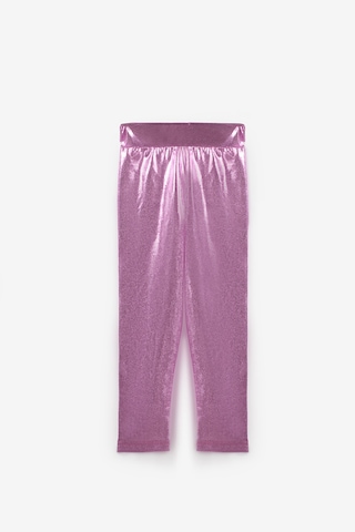 Le Mabelle Pembe Parlak Kız Çocuk Tayt - Huete Pembe